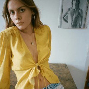 Realisation Par Stevie Top in Yellow Sunflower